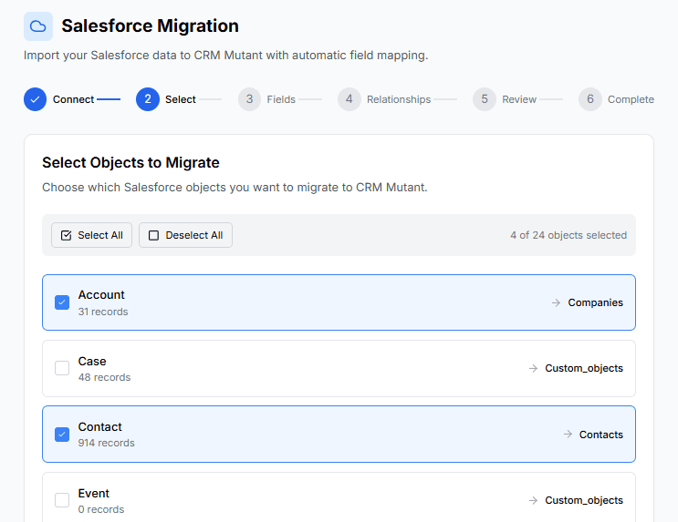 Salesforce Migration